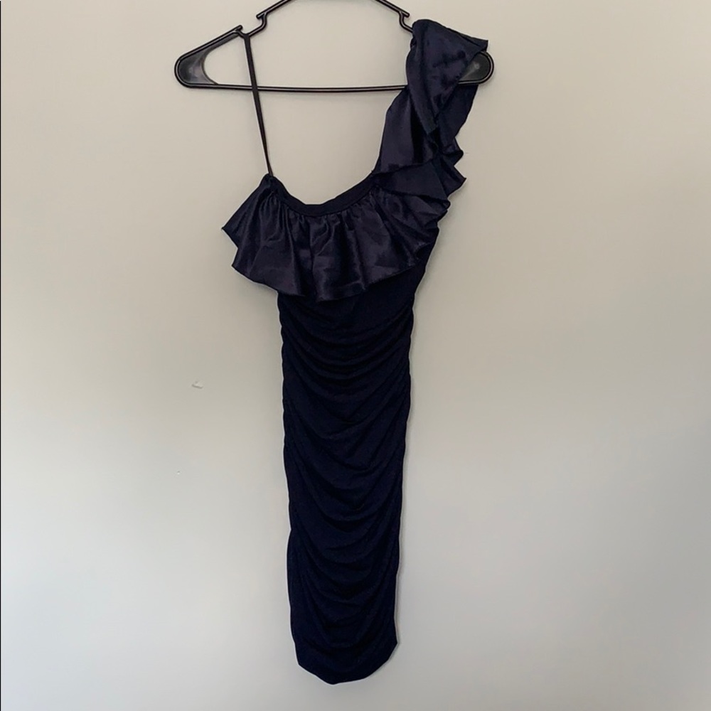 Bodycon one shoulder mini dress